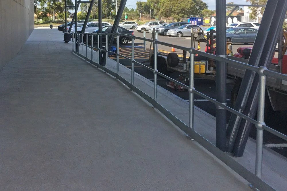 Modular Handrail and Kneerail System - Galvanised