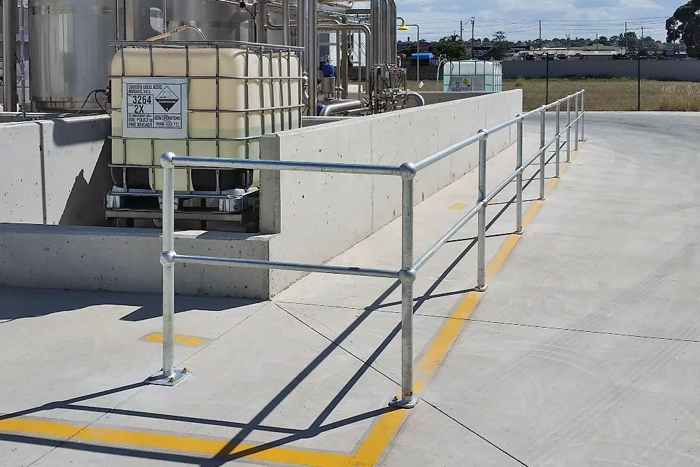 Modular Handrail and Kneerail System - Galvanised