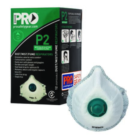 Dust Masks P2+Valve+Carbon
