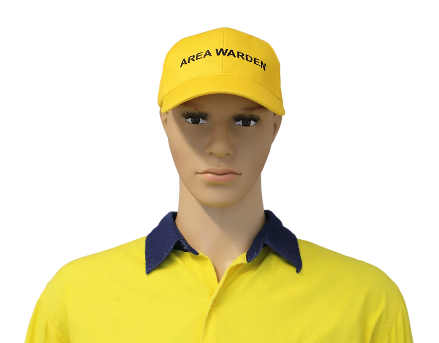 Warden Cap - Yellow Area Warden