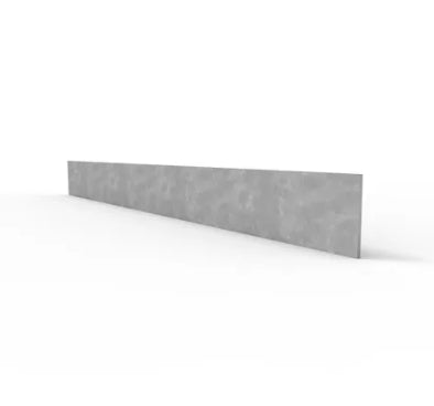 Ball Fence Toe Board 100 x 6mm x 6m - Galvanised