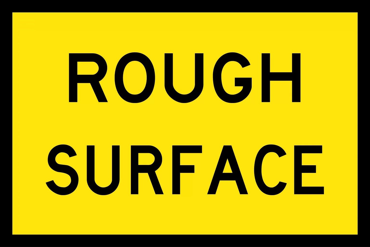 Boxed Edge Sign - Rough Surface