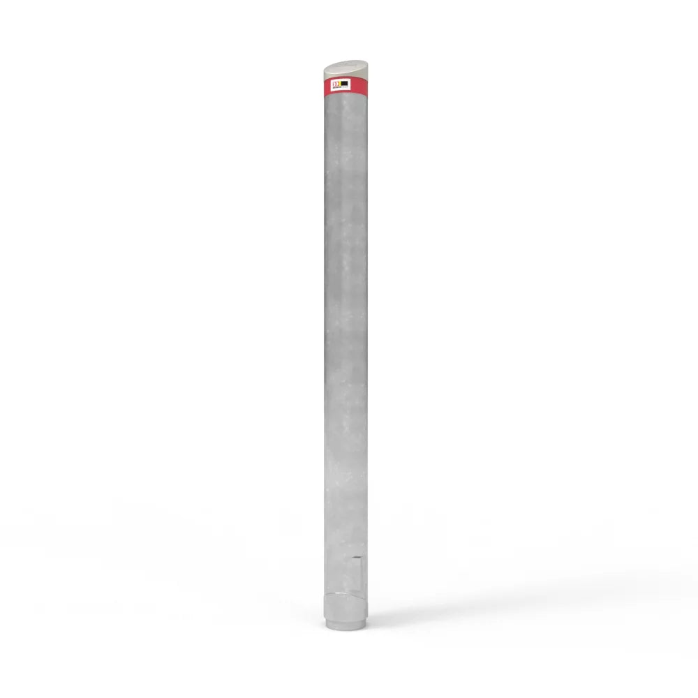 Angled Cap Heavy Duty Steel Round Bollards