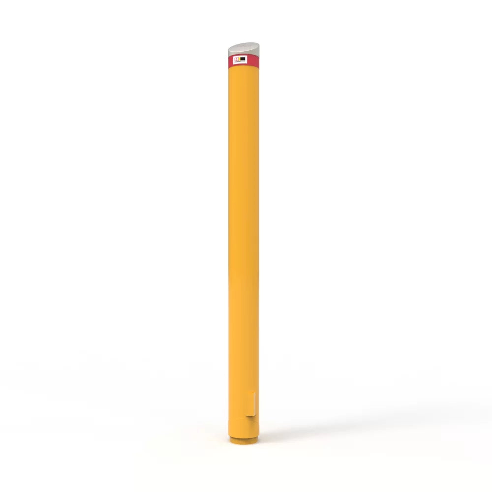 Angled Cap Heavy Duty Steel Round Bollards