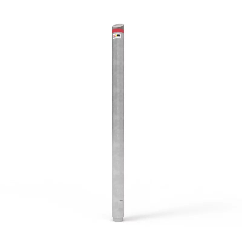 Angled Cap Heavy Duty Steel Round Bollards