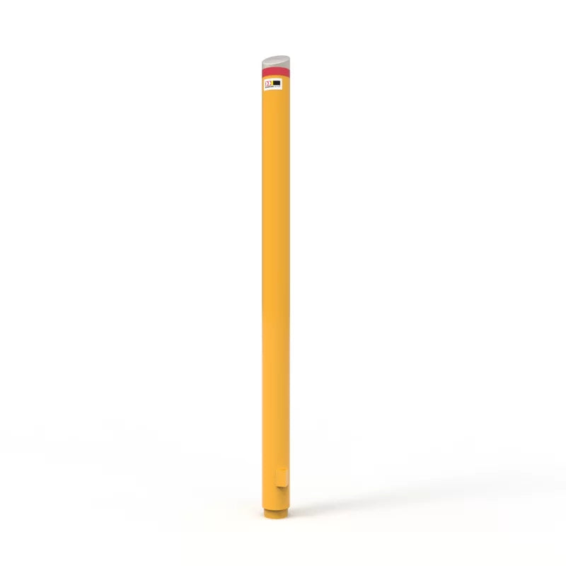 Angled Cap Heavy Duty Steel Round Bollards