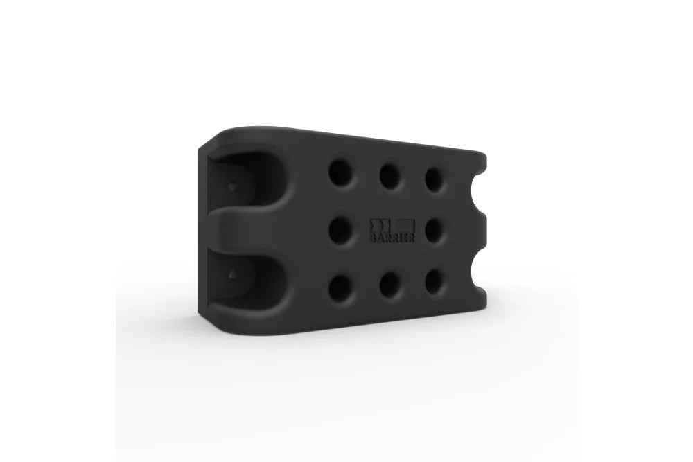 Dock-Safe-Q Panel Receiver – Moulded Rubber Black