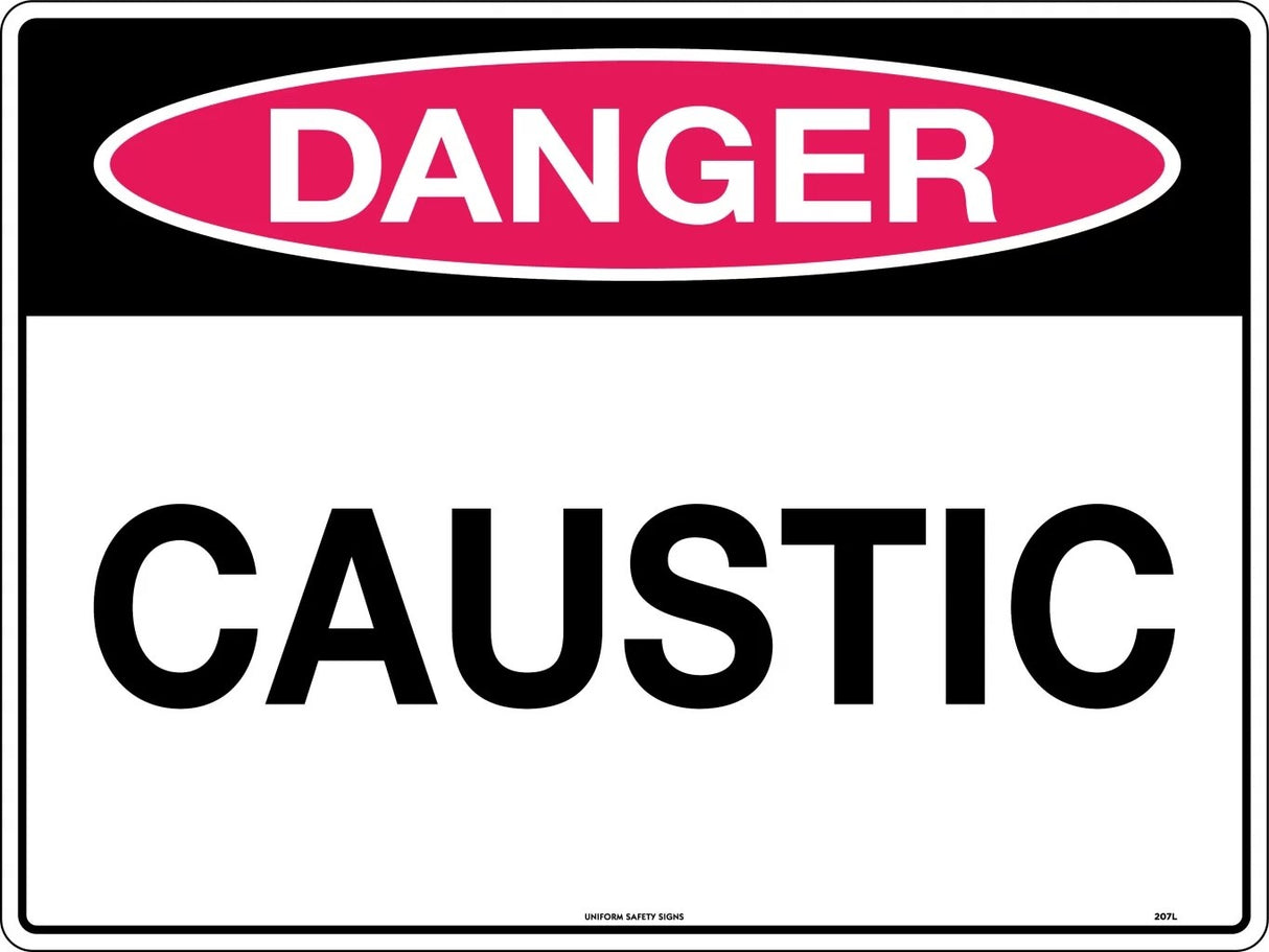 Danger Sign - Caustic Poly