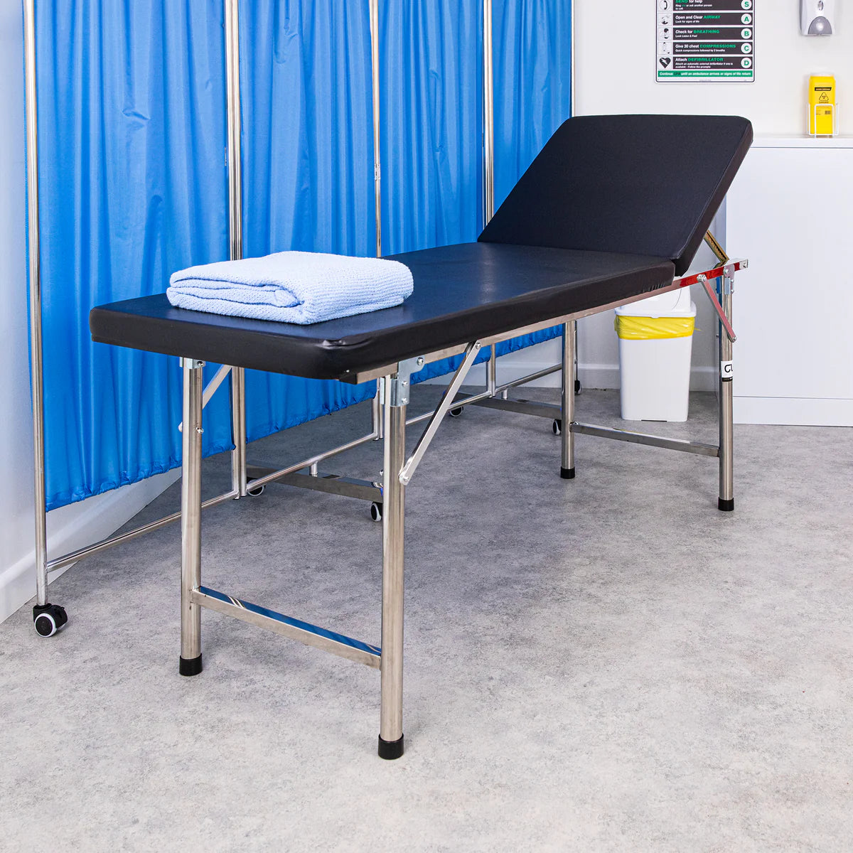 Examination Table with Adjustable Head Section