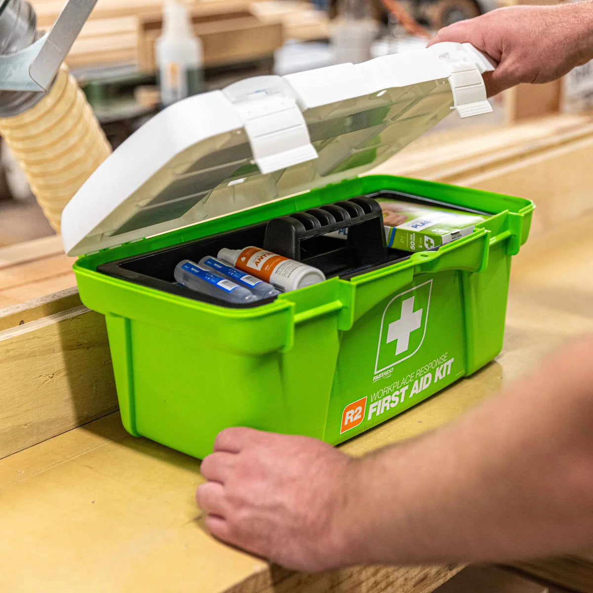 R2 Workplace Response First Aid Kit Tackle Box