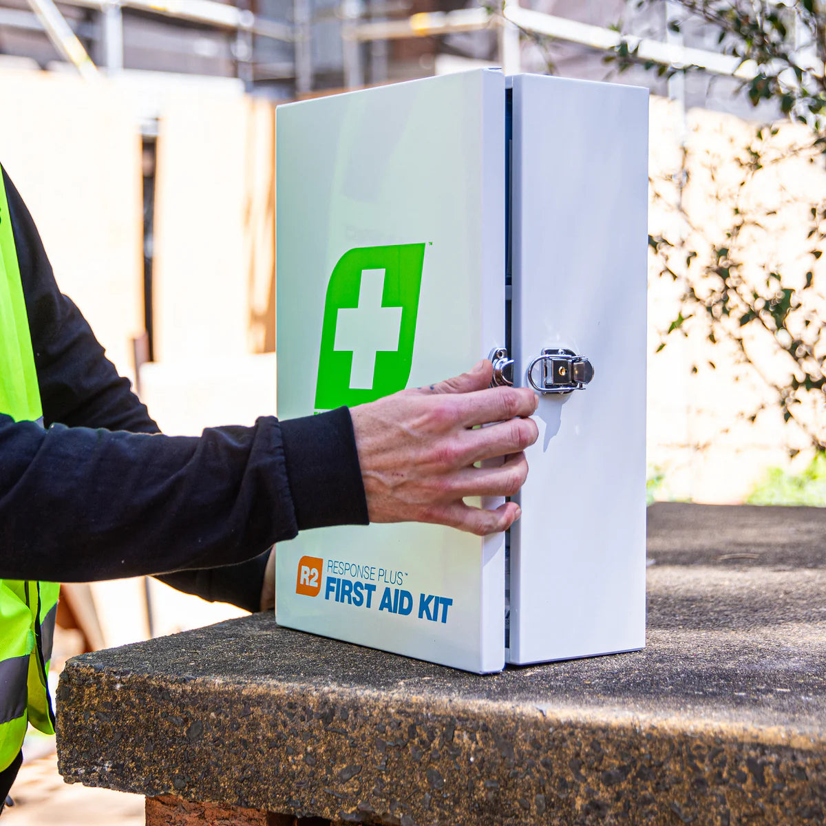 R2 Response Plus First Aid Kit Metal Wall Mount