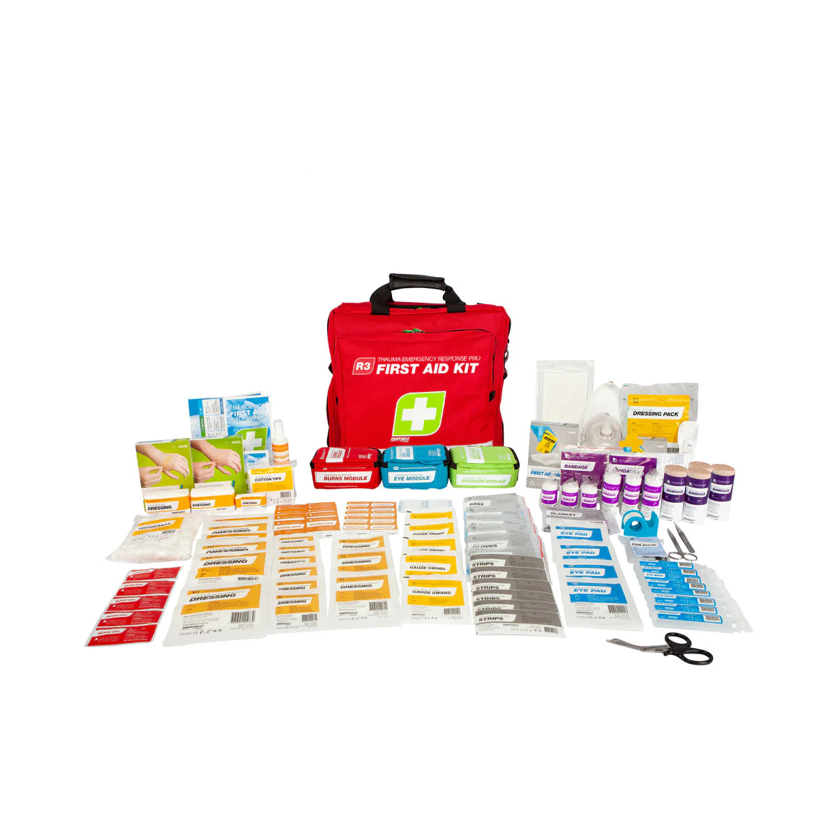 R3 Trauma Emergency Response Pro First Aid Kit, Soft Pack