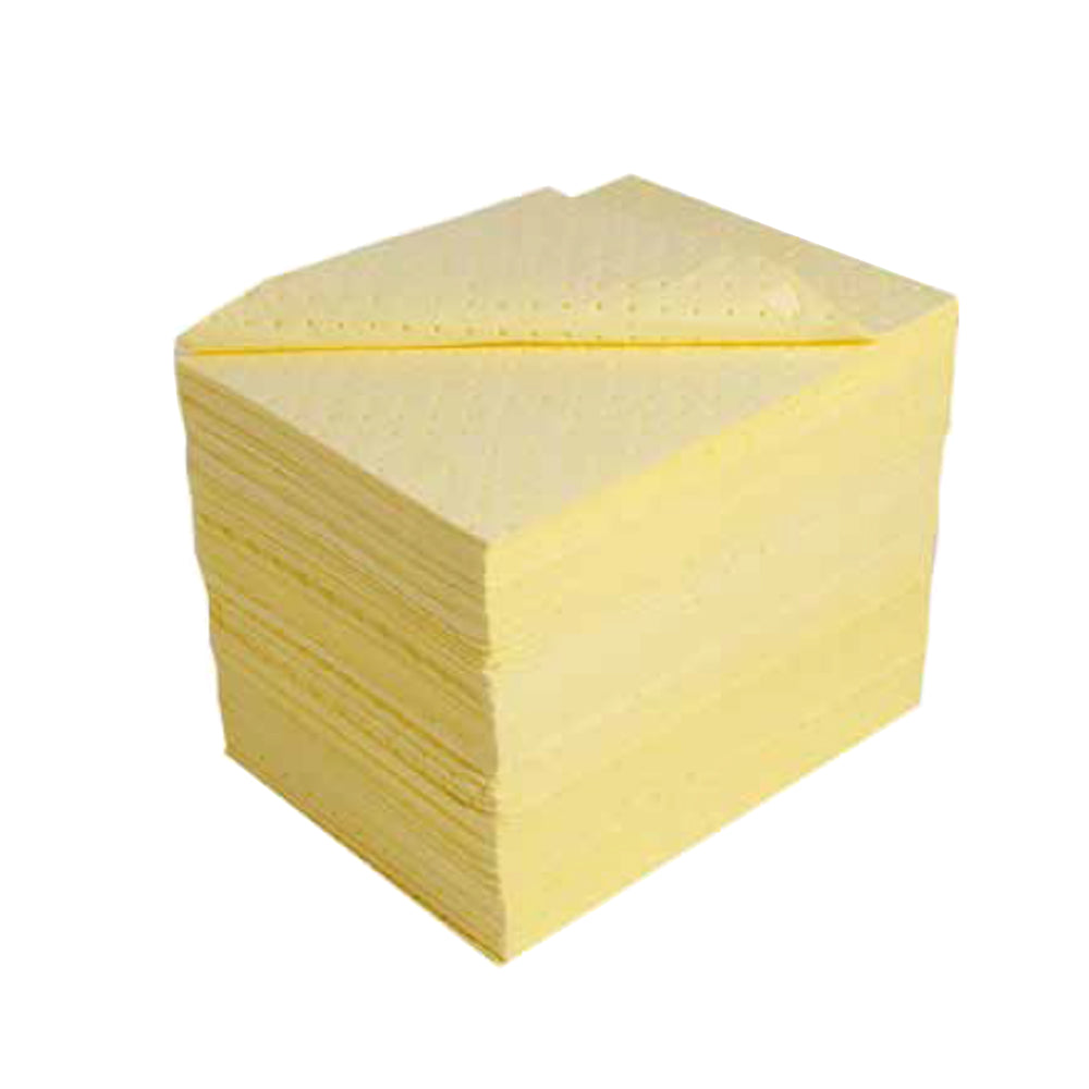 Yellow Hazchem Absorbent Pads