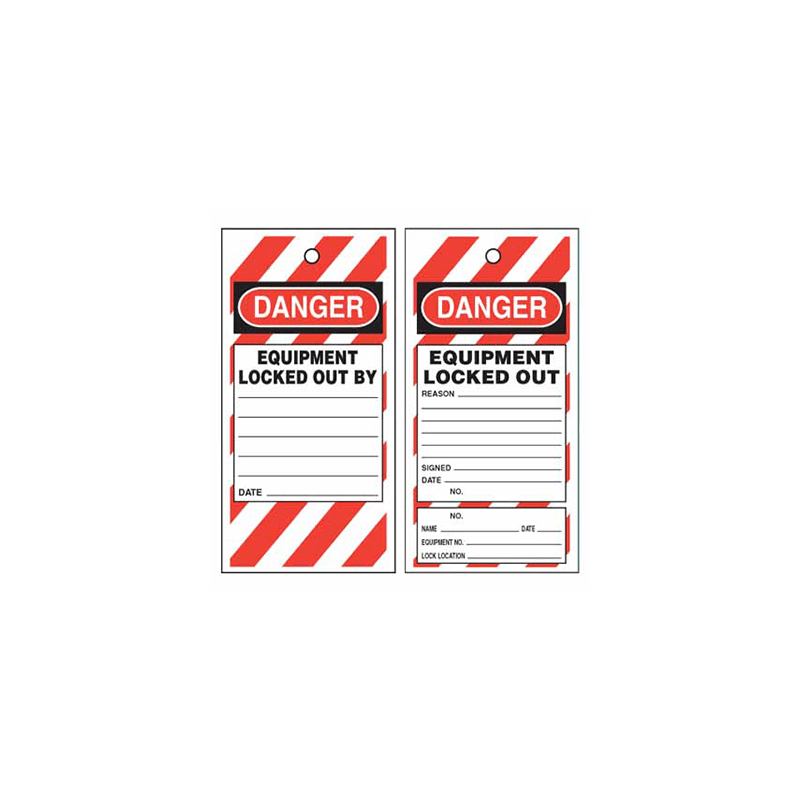 Lockout Danger Tags – Pk/100