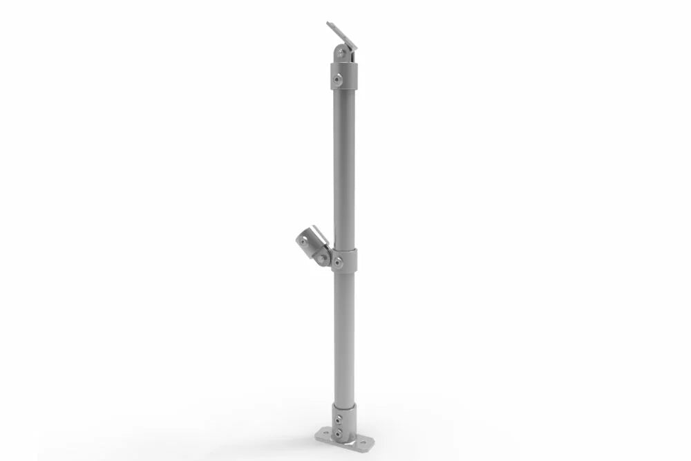 NoWeld Modular DDA Handrail - Angled Posts