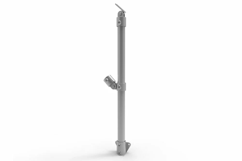 NoWeld Modular DDA Handrail - Angled Posts