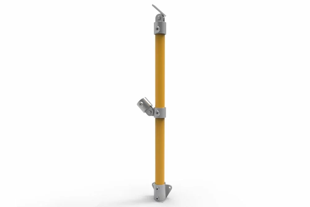 NoWeld Modular DDA Handrail - Angled Posts