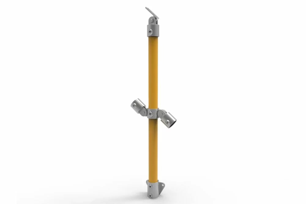 NoWeld Modular DDA Handrail - Angled Posts