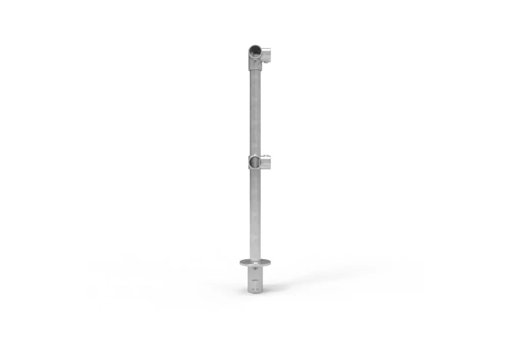 NoWeld Modular Industrial Handrail and Guardrail - Corner Posts