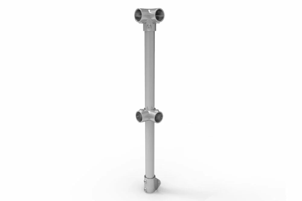 NoWeld Modular Industrial Handrail and Guardrail - Corner Posts