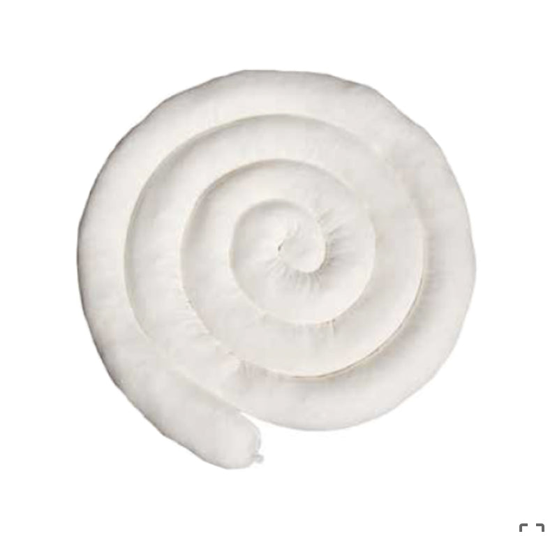 white Oil & Fuel Absorbent Boom