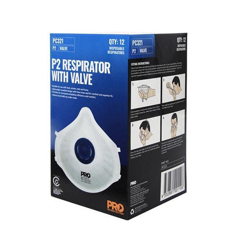 Dust Masks P2+Valve