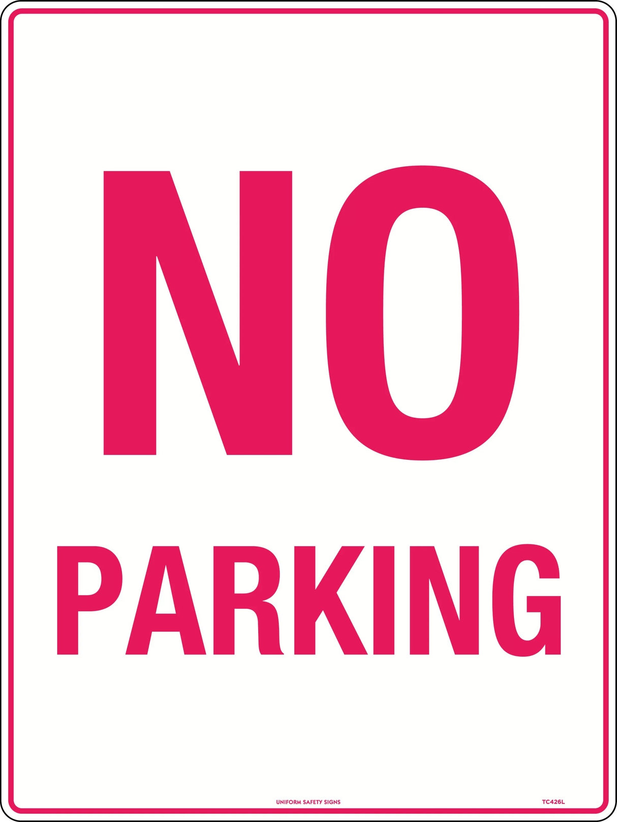Parking Sign - No Parking Metal