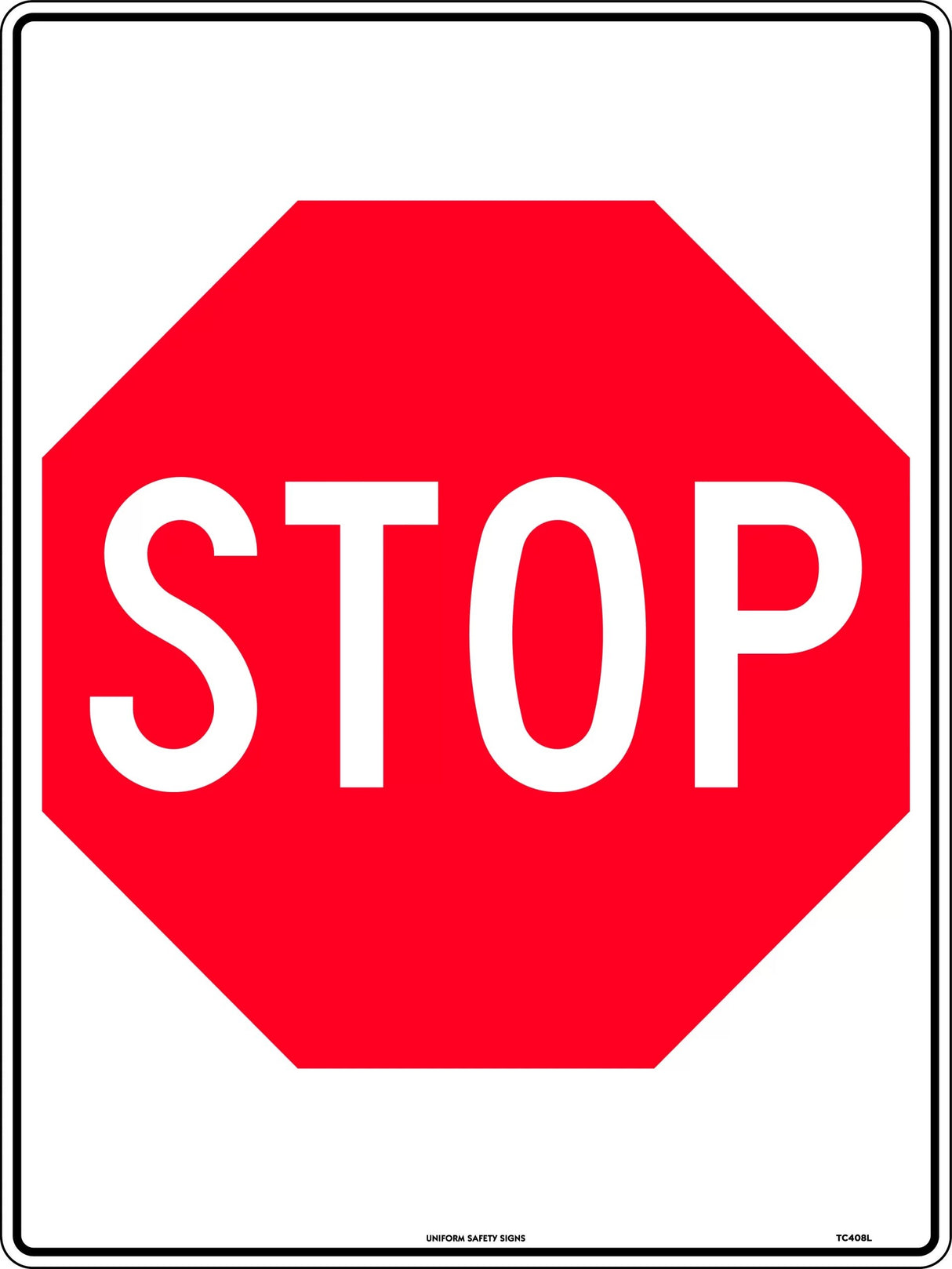Parking Sign - Stop Metal