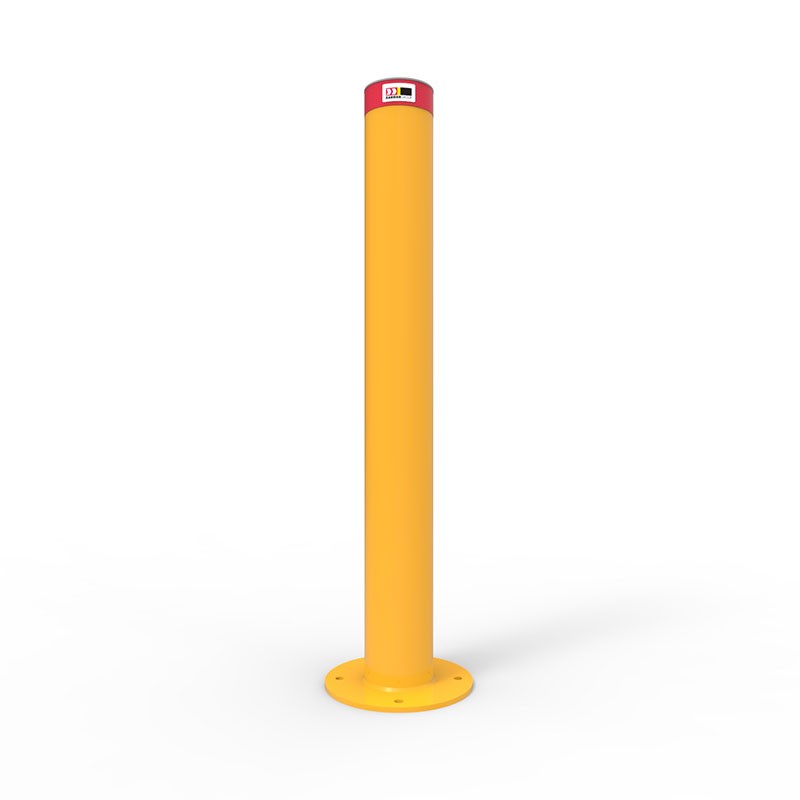 Round Bollard Heavy Duty Steel - Galvanised and Powder Coated