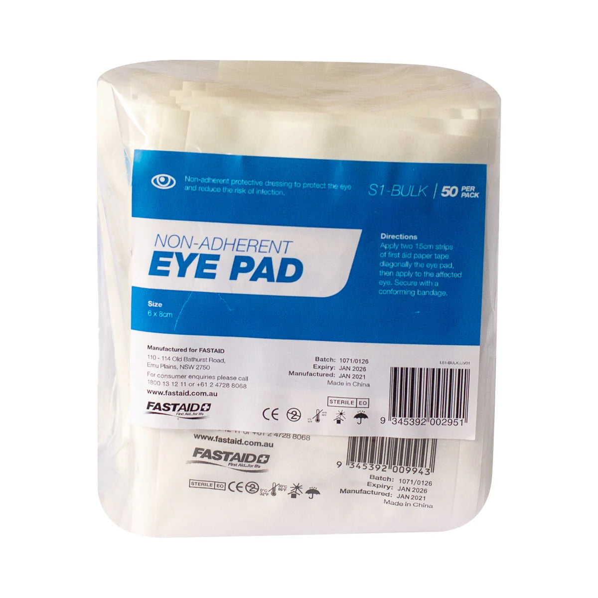 Eye Pads Non-Adherent