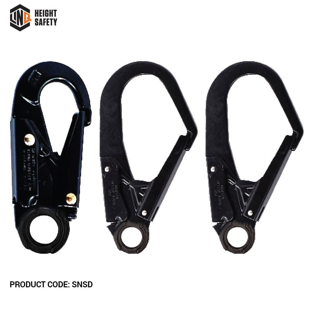 LINQ Elite Double Leg Shock Absorbing Webbing Lanyard With Hardware SN & SD X2