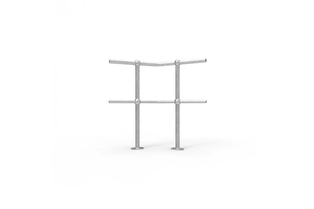 Modular Handrail and Kneerail System - Galvanised