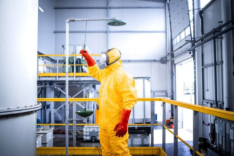 Optimising Safety: Best Practices for Using Safety Showers, Mirrors, and Gloves