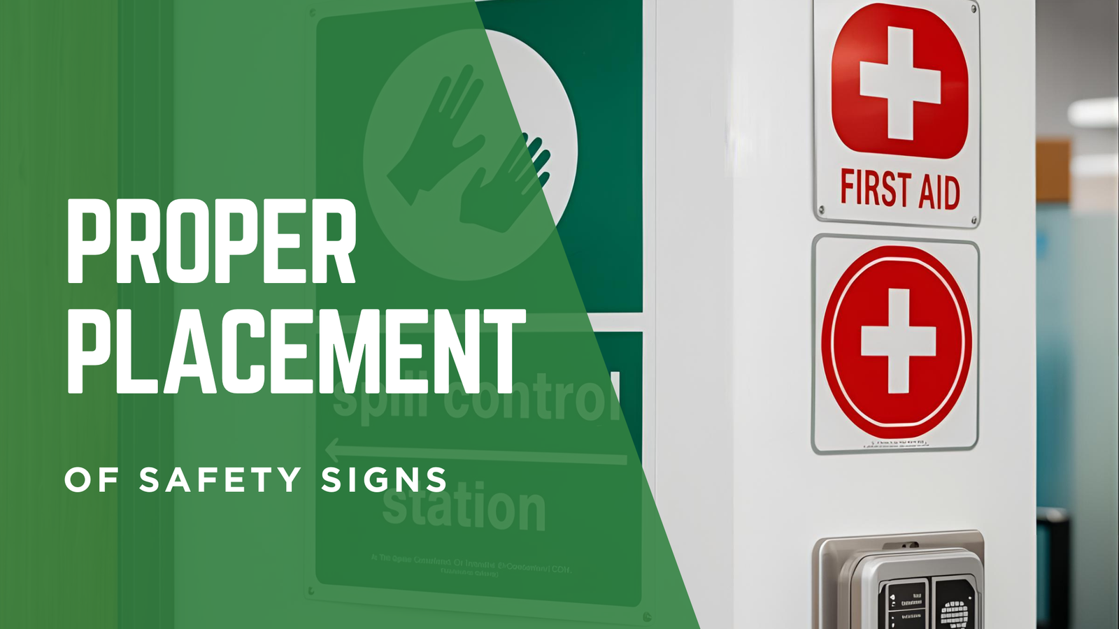 Enhancing Workplace Safety with Proper Placement of Safety Signs