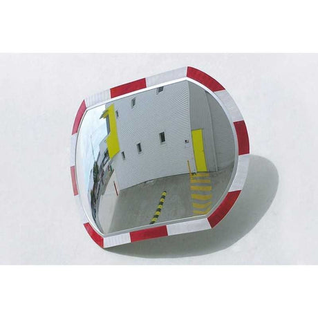 Hi-Vis Roundtangular Safety Mirror