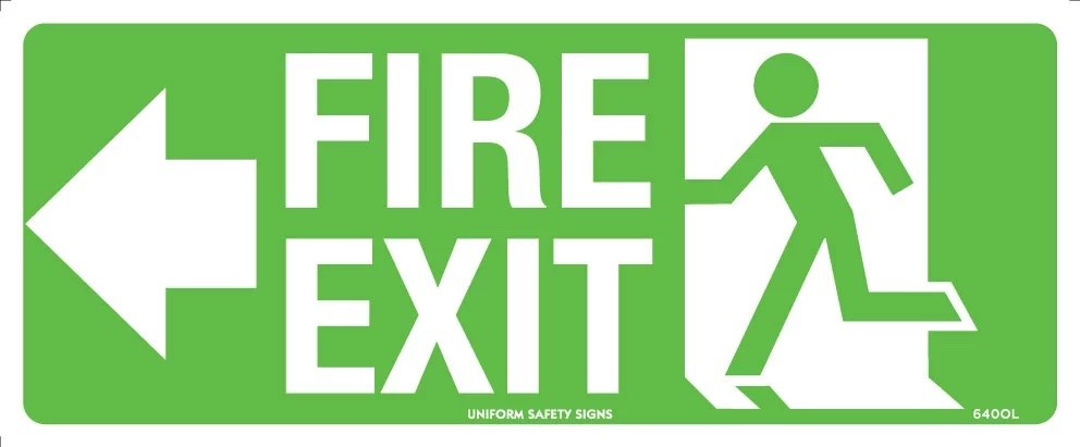 Entry/Exit Sign - Luminous | Buy Australia Wide