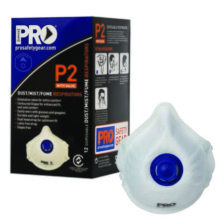 Dust Masks P2+Valve