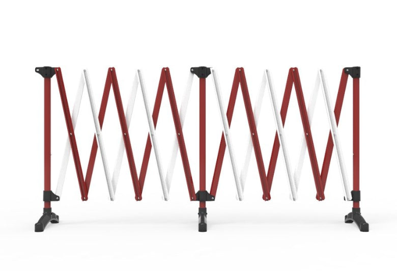 Port a guard Standard 6 Metre Expandable Barrier Kit Red/White