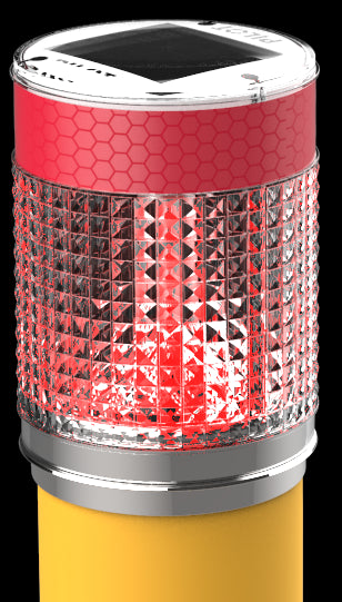 Pilot Solar Powered Light – Red