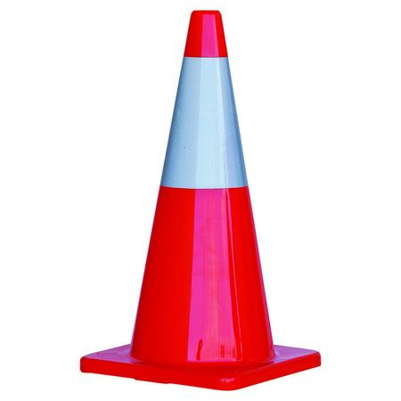 Orange PVC Traffic Cone / Reflective Tape