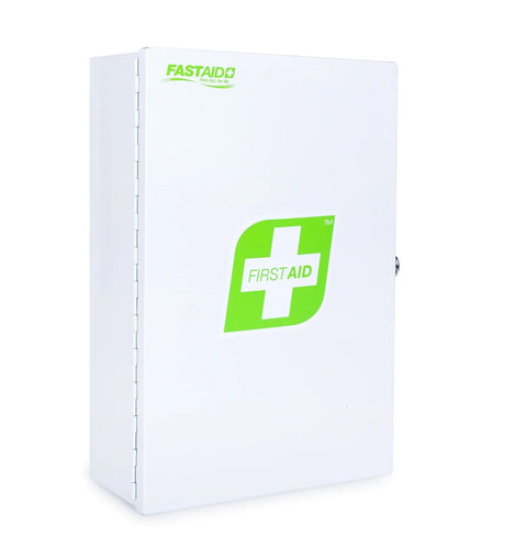 Empty Metal First Aid Cabinet