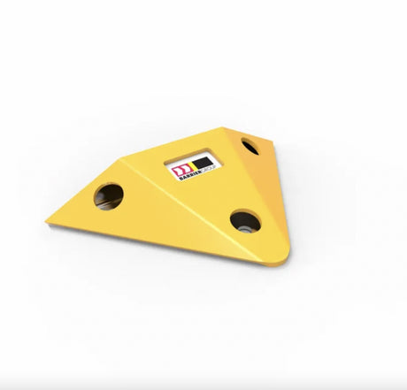 Slo Motion Steel Speed Hump End Caps per pair Yellow