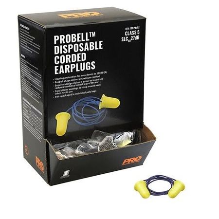 ProBell Disposable Corded Earplugs 100pk