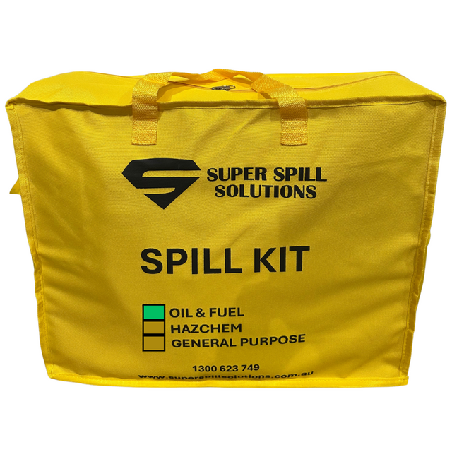 Yellow spill kit bag 