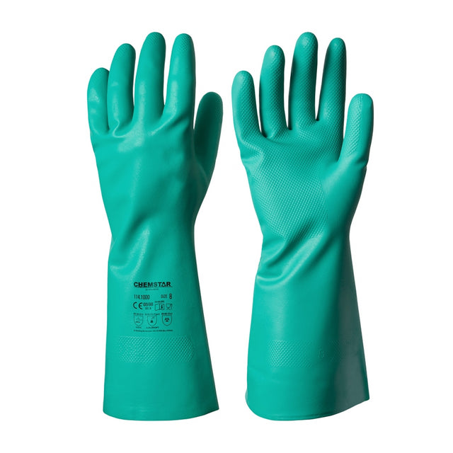 Nitrile Gauntlet Gloves 45cm 12pk