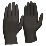 Disposable Nitrile Powder Free Heavy Duty Gloves Black 100pk