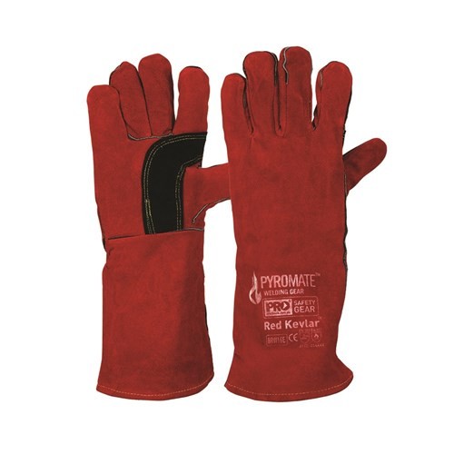 Pyromate® Red Kevlar® Welders Gloves 12pk