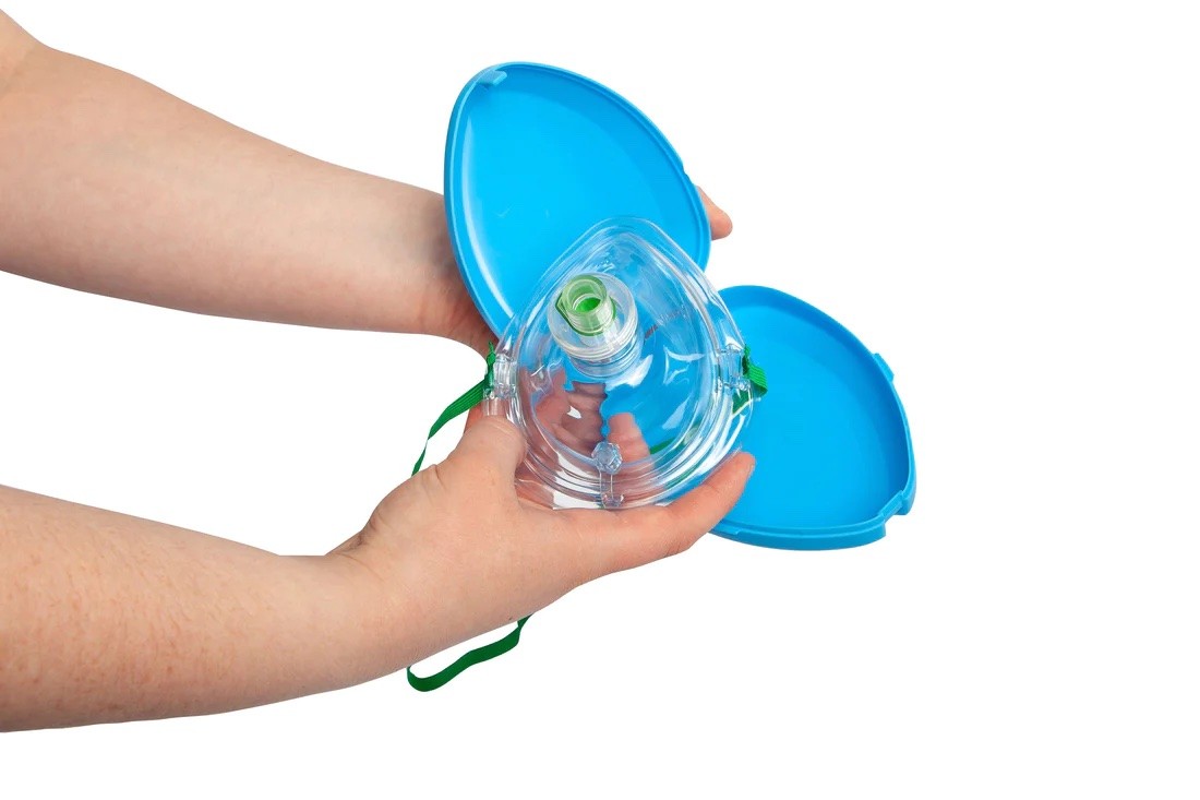 Buy Resuscitation Face Mask, Clam Shell CPR Online | $21.75 AUD