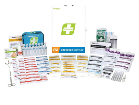 R2 Education Response First Aid Kit Metal Wall Mount