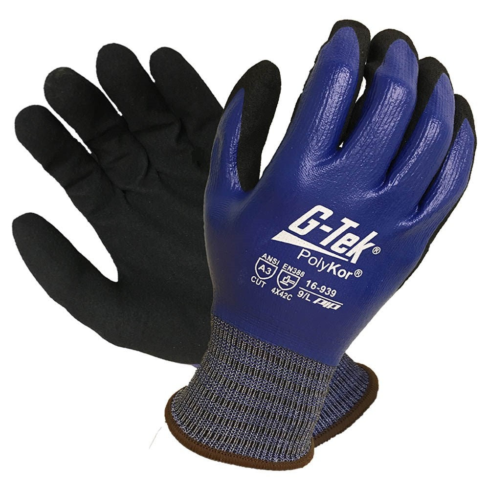 G-Tek Polykor X7 Dual Coat 18 Gauge Nitrile 12pk